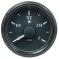 VDO SingleViu 0245 Fuel Level 3-90 Ohm Black 52mm gauge